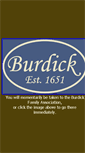 Mobile Screenshot of burdickfamily.org